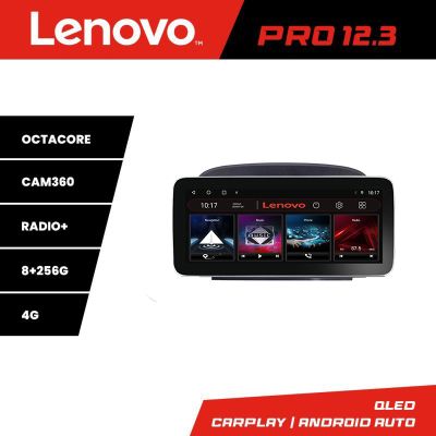 Navigatie Mercedes SL W230 2004-2011 K-W230 Lenovo PRO 8+256 12.3 inch qled android 4G DSP gps internet