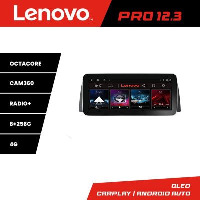 Navigatie Jeep Grand Cherokee 2008-2010 Lenovo PRO 8+256 12.3 inch qled android 4G DSP gps internet  Kit-cherokee-2009