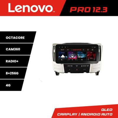 Navigatie Lexus RX300 2003-2008 Lenovo PRO 8+256 12.3 inch qled android 4G DSP gps internet  Kit-RX300
