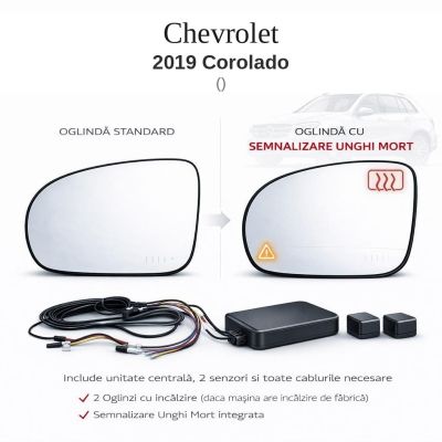 Senzor unghi mort Chevrolet 2019 Corolado  — oglindă dedicată