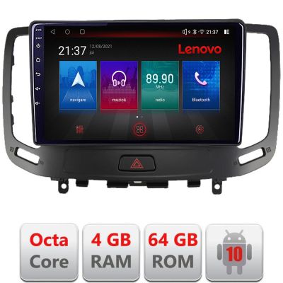 Navigatie Infiniti G35 G37 2006-2013 Android radio gps internet Octa Core 4+64 LTE KIT-G25+EDT-E509-PRO RESIGILAT
