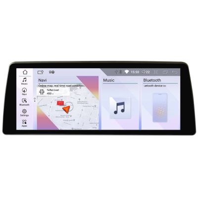 Navigatie BMW Seria 5 E60 2006-2012 cu ecran CIC Android ecran 12.3" 8+128 4G BT
