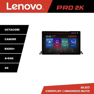 Navigatie Toyota Highlander 2013-2018 Lenovo PRO 4+64 13 inch 2K android 4G DSP gps internet  KIT-highlander13