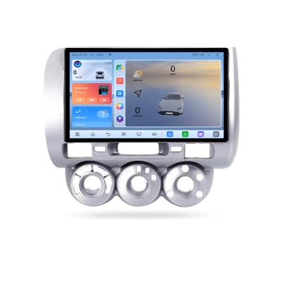 Navigatie Honda Fit Jazz 2004-2008 Android ecran Qled 2K Octa core 8+128 Kit-jazz+EDT-E409V3