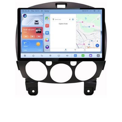 Navigatie dedicata Edonav Mazda 2 2007-2013, Ecran 1K QLED 13",Octacore,4Gb RAM,64Gb Hdd,4G,360,DSP,Carplay,Bluetooth
