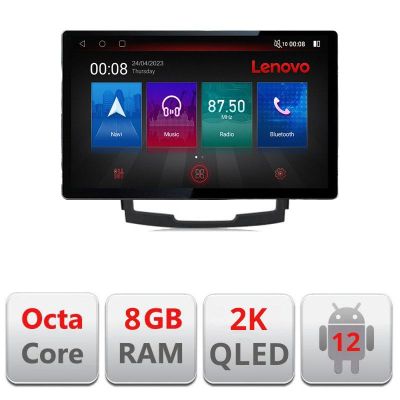 Navigatie Ssangyong Korando 2011-2013 N-159 ecran 13" 2K 8+128 Android Waze USB Navigatie 4G 360 Toslink Youtub