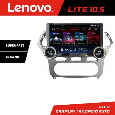 Navigatie Ford Mondeo 2006-2010 Kit-mondeo-ac Lenovo  8 core 4+64 10.5 inch Incell 1K android Wifi 5Ghz gps internet