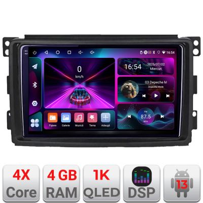 Navigatie Smart 2005-2010 A-SMART05  4+64 InCell Display 1K Android Waze USB Navigatie Internet Youtube Radio