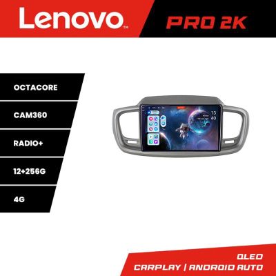Navigatie Kia Sorento 2015-2018 Lenovo Kit-6528 8 core QLED 2K 12+256 360 Android Waze USB Navigatie Internet Youtube Radio
