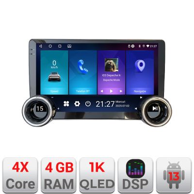 Navigatie Hyndai Kona Kit-1058 Edotec  4+64 10.5 inch Incell 1K android Wifi 5Ghz gps internet