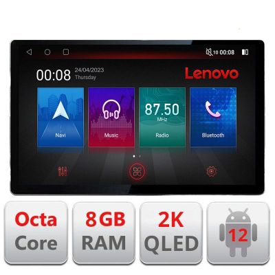 Navigatie Smart For Two 2015- N-Smart15 ecran 13" 2K 8+128 Android Waze USB Navigatie 4G 360 Toslink Youtube Ra