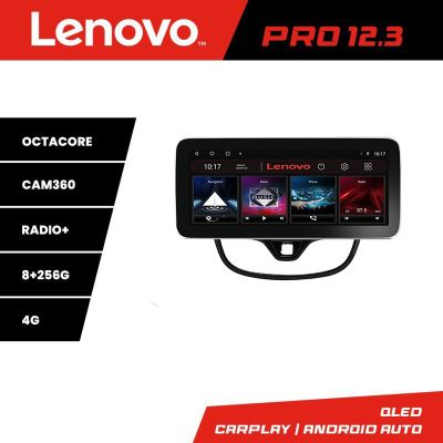 Navigatie Opel Karl 2017- K-karl Lenovo PRO 8+256 12.3 inch qled android 4G DSP gps internet  8Core