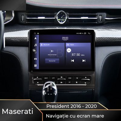 Navigație Maserati President 2016 - 2020, 9 inci, 8GB Ram, 128GB Stocare