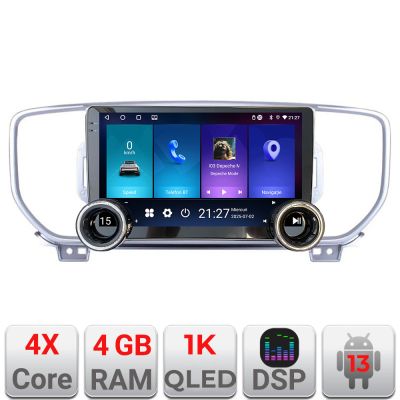 Navigatie Kia Sportage 2016 Kit-576 Edotec  4+64 10.5 inch Incell 1K android Wifi 5Ghz gps internet