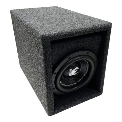 Subwoofer pasiv cu incinta, Phoenix Gold, 500 w rms, 1500 w max, difuzor 8", bass reflex