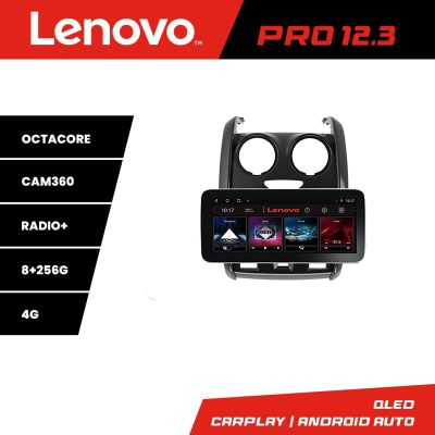 Navigatie Dacia Duster 2012-2019 K-157 Lenovo PRO 8+256 12.3 inch qled android 4G DSP gps internet