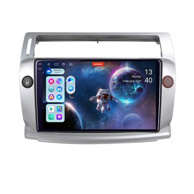 Navigatie Citroen C4  Lenovo Kit-088 8 core QLED 2K 12+256 360 Android Waze USB Navigatie Internet Youtube Radio