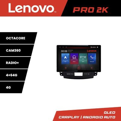 Navigatie Mitsubishi Outlander 2010 K-056 Lenovo PRO 4+64 13 inch 2K android 4G DSP gps internet  Q v2