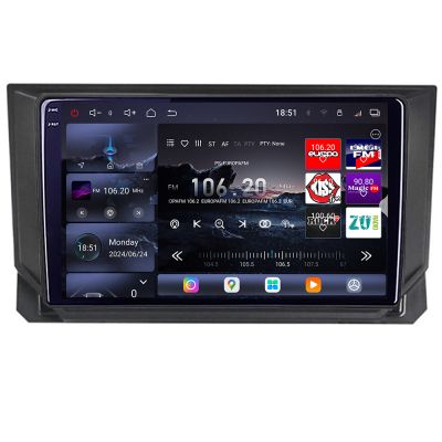 Navigatie Seat Ibiza 2017- Edotec Kit-IBZ 8 core QLED 2K 16+512GB 360 Android Waze USB Navigatie Internet Youtube Radio