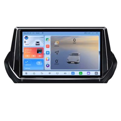Navigatie Peugeot 2008 2020- Android ecran Qled 2K Octa core 8+128 Kit-209-2020+EDT-E409V3