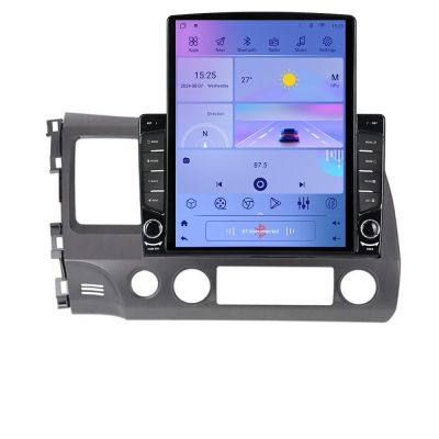 Navigatie Honda Civic 2005-2011 H-044 ecran tip TESLA 9.7" cu Android Radio Bluetooth Internet GPS WIFI 4+32GB DSP 4G