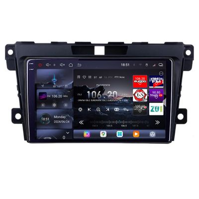 Navigatie Mazda CX-7 2006-2012 Edotec Kit-097 8 core QLED 2K 16+512GB 360 Android Waze USB Navigatie Internet Youtube Radio