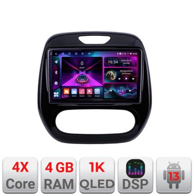 Navigatie Renault Captur A-CAPTUR  4+64 InCell Display 1K Android Waze USB Navigatie Internet Youtube Radio