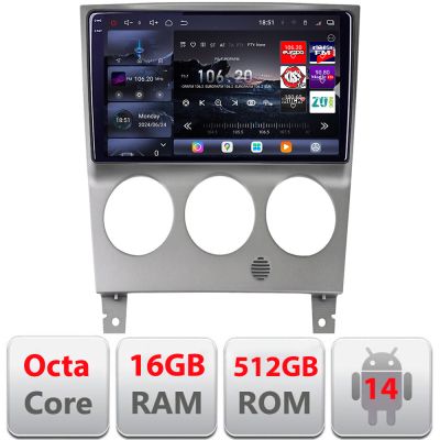 Navigatie Subaru Impreza 2002-2007 Android radio gps internet 8 core QLED 2K 16+512GB 360 Edotec