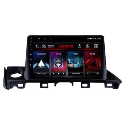 Navigatie Mazda 6 2018- Lenovo Kit-MAZDA6-18 4+64 GB Android Waze USB Navigatie Internet Youtube Radio