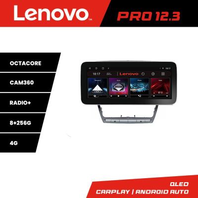Navigatie Skoda Octavia 2 2005-2013 Manual K-005 Lenovo PRO 8+256 12.3 inch qled android 4G DSP gps internet 3