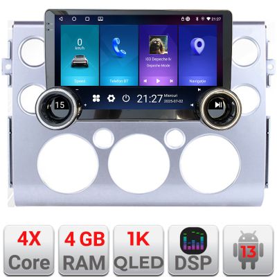 Navigatie Toyota FJ Cruiser 2006-2020 Edotec  4+64 10.5 inch Incell 1K android Wifi 5Ghz gps internet  Kit-fj-cruiser