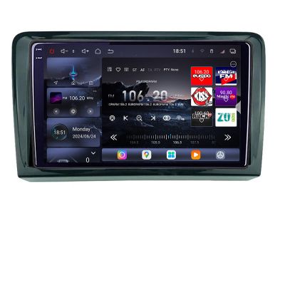 Navigatie VW PQB Edotec Kit-VW 8 core QLED 2K 16+512GB 360 Android Waze USB Navigatie Internet Youtube Radio