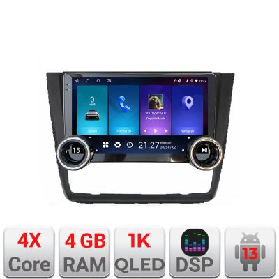Navigatie BMW Seria 1 E87 Kit-bmw117 Edotec  4+64 10.5 inch Incell 1K android Wifi 5Ghz gps internet