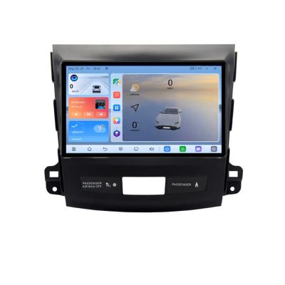 Navigatie Mitsubishi Outlander 2010 C-056 Android 8 Core 2.2 Ghz 8+128 Qled 1K ADAS 4G LTE GPS 360 KIT-056+EDT-E409V3