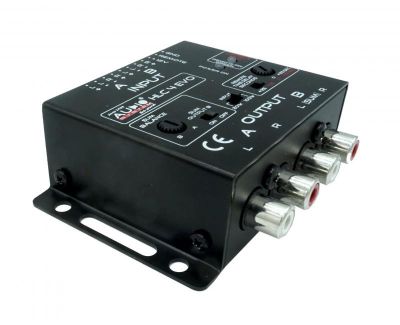 CONVERTOR HI-LOW 4 CANALE PRS (SIMULATOR REZISTENTA DIFUZOR) REMOTE OUT (iesire + pentru amplificator) 5V PRE OUT HI POWER PANA