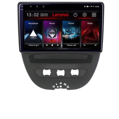 Navigatie Citroen C1 Peugeot 107 Toyota Aygo 2005-2014 Android radio gps internet 4+64 Lenovo
