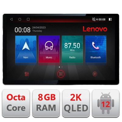 Navigatie Skoda Superb 2 N-SUPERB2 ecran 13" 2K 8+128 Android Waze USB Navigatie 4G 360 Toslink Youtube Radio K