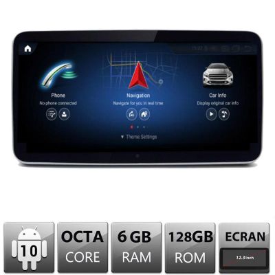 Navigatie Mercedes GLE GLS NTG5 EDT-B1093N-V3 ecran 12.3" Android Gps Internet Bluetooth USB Video Qualcomm 6 GB + 128