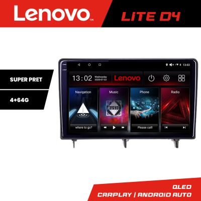 Navigatie Honda Civic 2022- Lenovo QLED 1K 4+64 WIFI 5Ghz carplay android auto Android kit-civic2022+EDT-LITE-D4-10-4+64