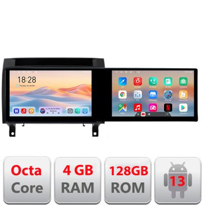 Navigatie Mercedes SLK 2004-2011 Kit-SLK Edotec 2 ecrane  8 core 4+128 21.6 inch Incell android Wifi 5Ghz gps internet