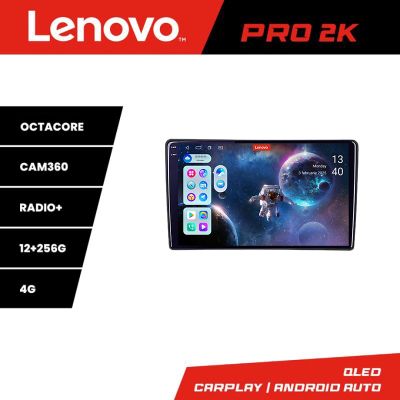 Navigatie universala 2din-2 8 core QLED 2K 12+256 360 Android Waze USB Navigatie Internet Youtube Radio Lenovo