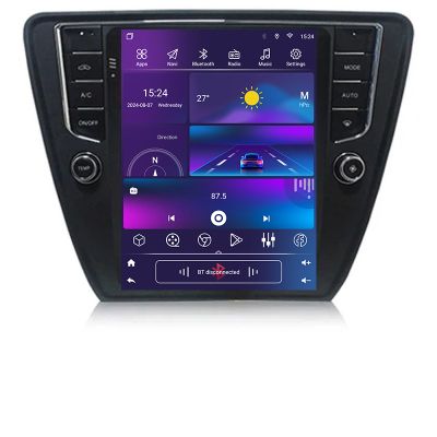 Navigatie Skoda Octavia 3,Qled 9.7" Qled 4+32 360 Android wifi 4G carplay android auto kit-tesla-045+EDT-E420