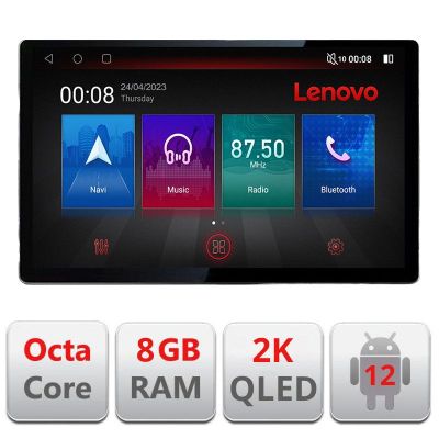 Navigatie Mazda 3 2004-2009 N-161 ecran 13" 2K 8+128 Android Waze USB Navigatie 4G 360 Toslink Youtube Radio KI