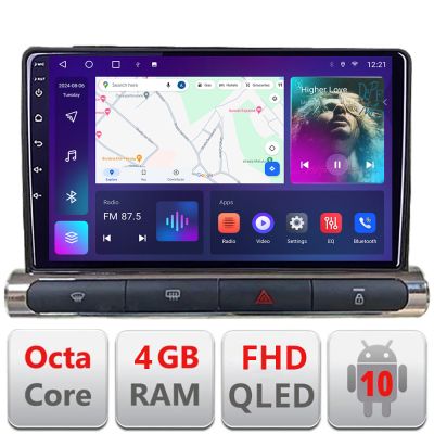 Navigatie Citroen C3 2017-2024 ecran color de fabrica dedicata Android QLED octa core 4+64 4G DSP FHD carplay android auto radio gps internet Android Kit-+EDT-E309v3