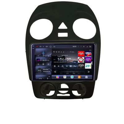 Navigatie VW Beetle 2005-2010 Android radio gps internet 8 core QLED 2K 16+512GB 360 Edotec