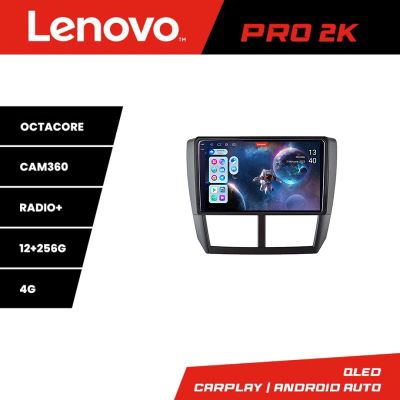 Navigatie Subaru Forester 2007-2013 Lenovo Kit-SU01 8 core QLED 2K 12+256 360 Android Waze USB Navigatie Internet Youtube Radio