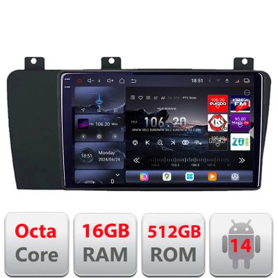 Navigatie Volvo S60 2002-2008 Android radio gps internet 8 core QLED 2K 16+512GB 360GB  Edotec