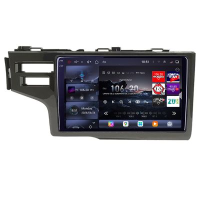Navigatie Honda Fit 2014-2019 Android radio gps internet 8 core QLED 2K 16+512GB 360 Edotec
