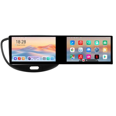 Navigatie Hyundai I10 2007-2013 Edotec 2 ecrane  8 core 4+128 21.6 inch Incell android Wifi 5Ghz gps internet  KIT-i10-2007