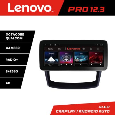 Navigatie Renault Kadjar facelift 2019-2022 Lenovo Qled 12.3 inch Octa Core 8+256 360 DSP ADAS carplay android auto radio internet kit-9030-facelift+PRO-12.3-8+256+kit-9030-facelift10-9